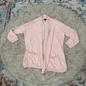 Eileen fisher organic linen open cardigan medium